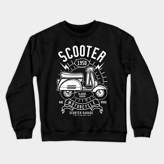 Scooter Crewneck Sweatshirt by CRD Branding